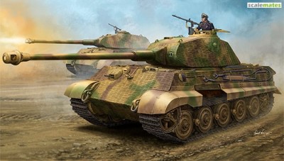 Hobby Boss 84530 King Tiger Porsche Turret w/Zimmerit 1/35