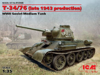 ICM 35366 Т-34/76 late 1943 production 1/35