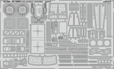 Eduard 48686 EF-2000 two-seater exterior