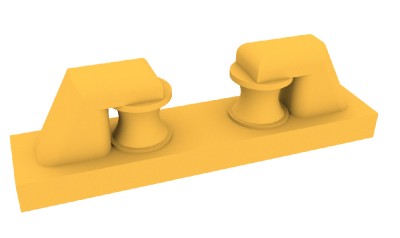 Эскадра EB350028 Киповая планка 2 ролика (уп.8шт) 1/350