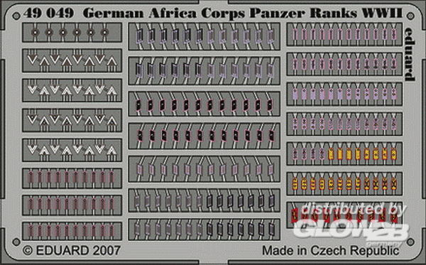 Eduard 49049 German Africa Corps Panzer Ranks WWII