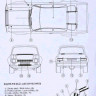 Reji Model 244 Transkit F.Escort Mk.I RS 1972 Rallye Safari 1/24