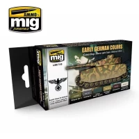 Ammo Mig 7100 Набор акриловых красок Немецкая техника, начало и середина войны