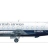 F-rsin Plastic FRP4050 Vickers Viscount 700 - British Airways (laser decals + silk-screened extras) 1/144