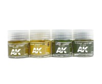 AK Interactive RCS001 Набор красок Real Colors GERMAN ARMY PRE-WWII COLORS SET