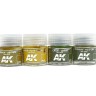 AK Interactive RCS001 Набор красок Real Colors GERMAN ARMY PRE-WWII COLORS SET