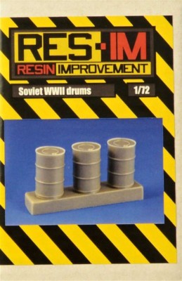 RES-IM RESIM71001 1/72 Soviet WWII drums (6 pcs.)