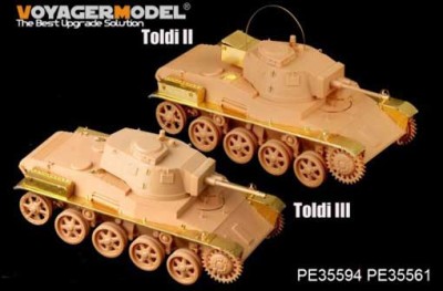 Voyager Model PE35594 WWII Hungarian Light tank Toldi III(B43)(FOR HOBBYBOSS 82479) 1/35