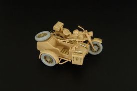 Hauler HLX48358 German Motorcycle&sidecar (Tamiya) 1/48