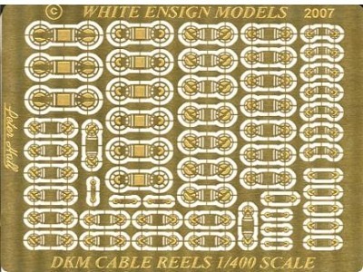 White Ensign Models PE 4013 KRIEGSMARINE CABLE REELS 1/400