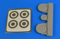Aires 4694 MiG-21 wheels & paint masks 1/48