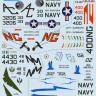 Print Scale 72-392 A-7 Corsair II. Part 3 + A-7 Corsair II technical stencils 1/72