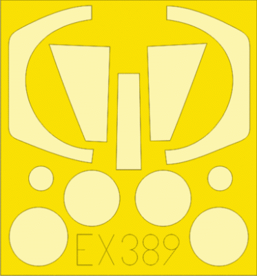 Eduard EX389 1/48 Маска для Nesher/Dagger