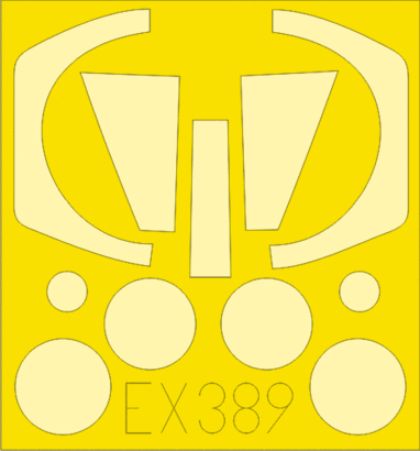 Eduard EX389 1/48 Маска для Nesher/Dagger