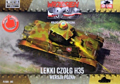 First To Fight FTF-72085 Hotchkiss H-35 Late - French Light Tank 1/72