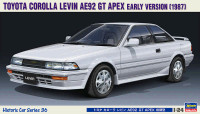 Hasegawa 21136 АвтомобильToyota Corolla Levin AE92 GT Apex Early Version (1987) 1/24
