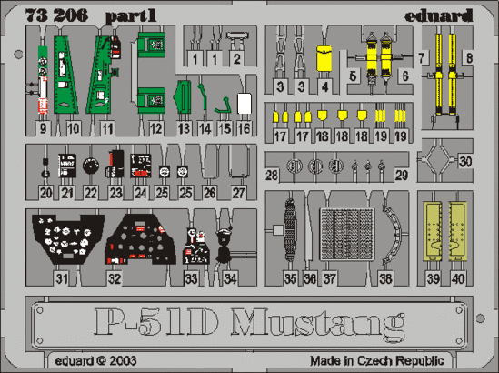 Eduard 73206 P-51D TAM