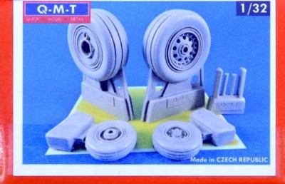 Q-M-T QMT-R32010 1/32 Not Weighted wheels for F-4J late (TAM)