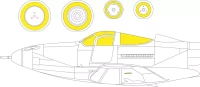 Eduard EX1067 Mask P-39Q (ARMA H.) 1/48