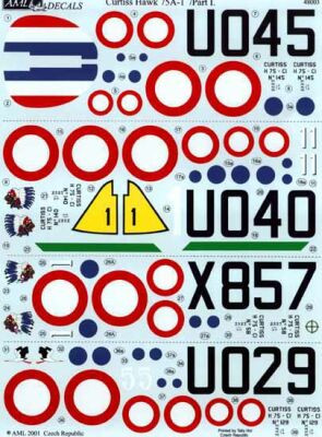 AML AMLD48003 Декали CurtissH75A I 1/48