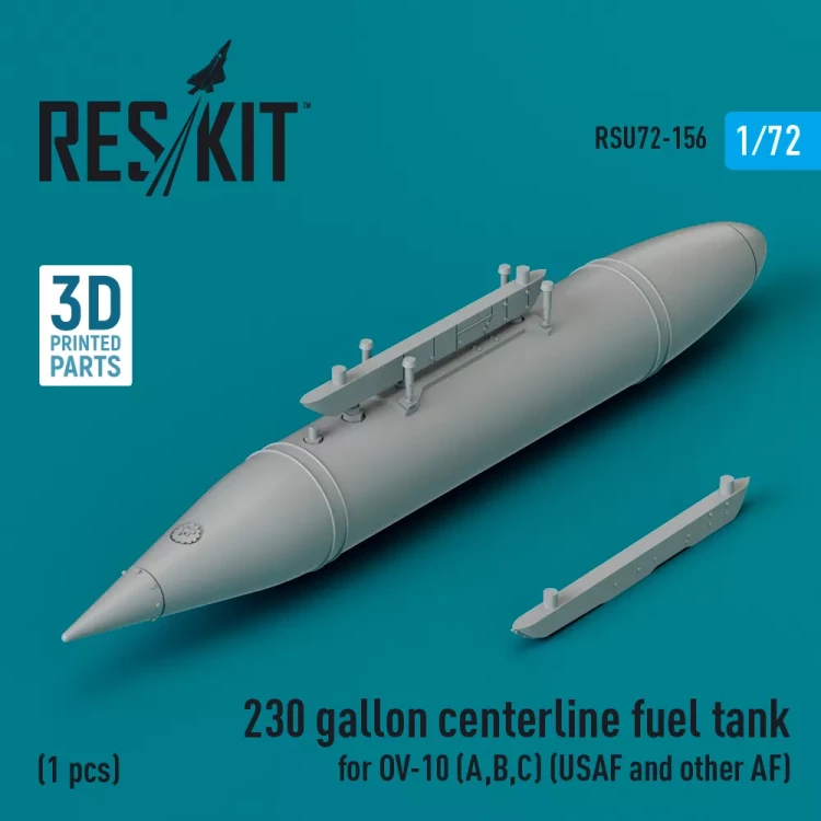 Reskit U72156 230 gallon centerline fuel tank OV-10 A,B,C 1/72