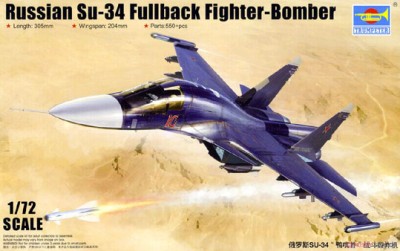 Trumpeter 01652 Су-34 1/72