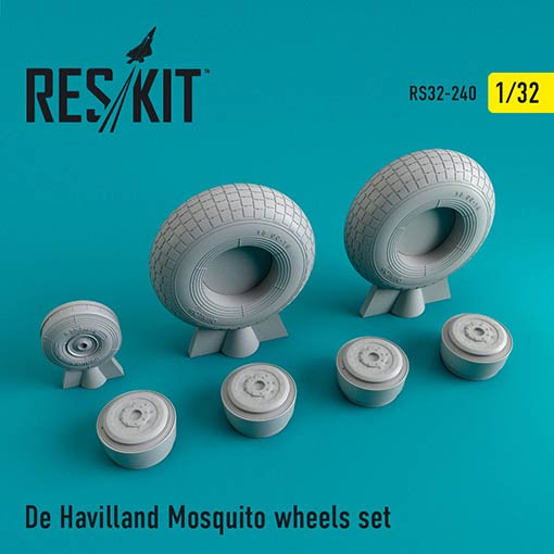 Reskit RS32-0240 De Havilland Mosquito wheels set 1/32