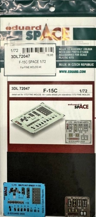 Eduard 3DL72047 F-15C space (FINEM) 1/72