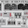 Eduard FE1558 P-47D Razorback (MINA) 1/48