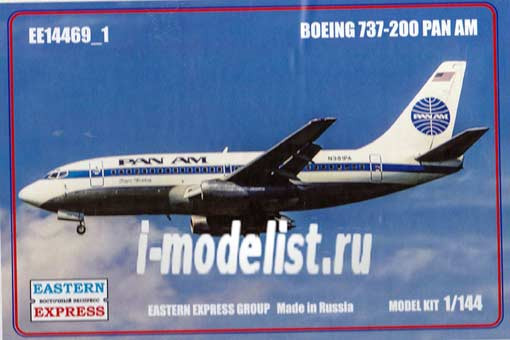 Восточный Экспресс 14469-1 Aвиалайнер В-737-200 PAN AM Airlenes (Limited Edition) 1/144