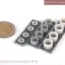 Mk1 Design MA-14403 Rockwell B-1B Lancer GE exhaust nozzle. Aftrer burner Set (opend) 1/144