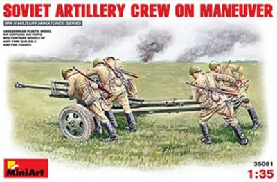 MiniArt 35081 1/35 Soviet Artillery Crew On Maneuver
