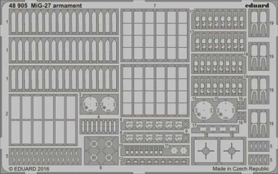 Eduard 48905 MiG-27 armament 1/48