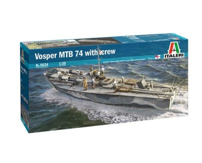 Italeri 05624 Флот Vosper MTB 74 with crew 1/35