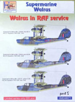 HM Decals HMD-48071 1/48 Decals Superm. Walrus Mk.I FAA Service Pt.5