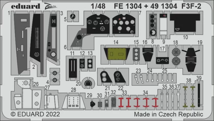 Eduard FE1304 F3F-2 (ACAD) 1/48