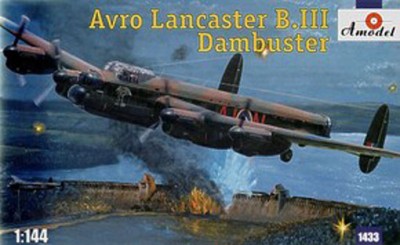Amodel 1433 Avro Lancaster BIII Dambuster 1/144