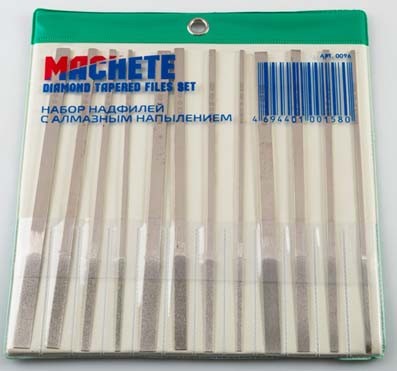 Machete 0096 Набор надфилей с алмазным напылением