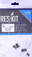Reskit RS72-0129 A-4 Skyhawk early wheels set (AIRF,FUJI,ITA) 1/72