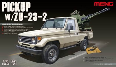 Meng Model VS-004 Pickup w/ZU-23-2 1/35
