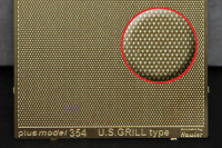 Plus model 354 Engraved plate - U. S. Grill 1:35