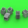 Master (Pl) G35071 Early small (50 round) ammunition cans OPENED 1/35