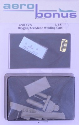 Aerobonus 480178 Oxygen/Acetylene welding cart 1/48