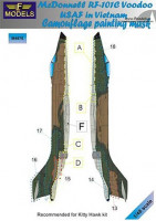 Lf Model M4876 Mask RF-101C Voodoo USAF Camouflage painting 1/48