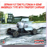 Kora Model 72209 German 4,5t Plutonium A-bomb Insbruck type 1/72