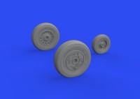 Eduard 648814 BRASSIN Buccaneer S.2C/D wheels (AIRF) 1/48