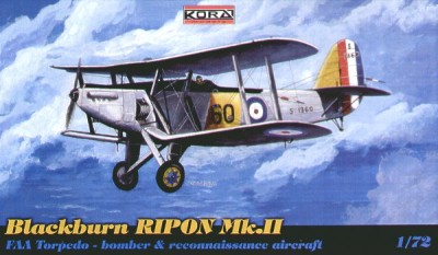 Kora Model 7286 Blackburn RIPON Mk.II (FAA Torpedo bomber) 1/72