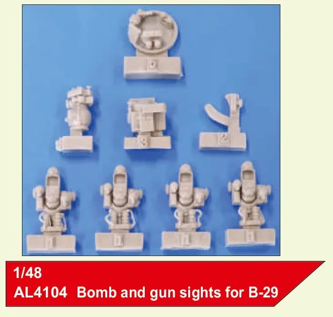 Plusmodel AL4104 B-29 Superfortres gunner sights 1/48
