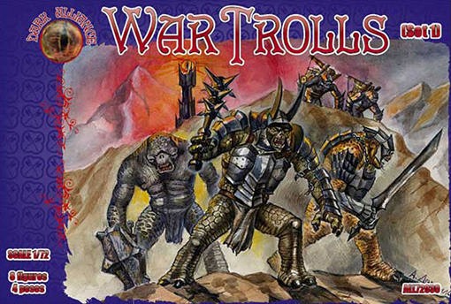 Dark Alliance ALL72030 War Trolls Set 1 1/72