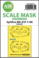 Art Scale 200-M48144 Supermarine Spitfire Mk.XVI canopy frame paint mask (Inside and outside) 1/48